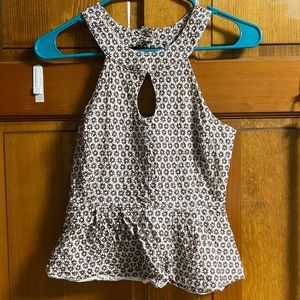 Vanessa Virginia floral embroidered tank